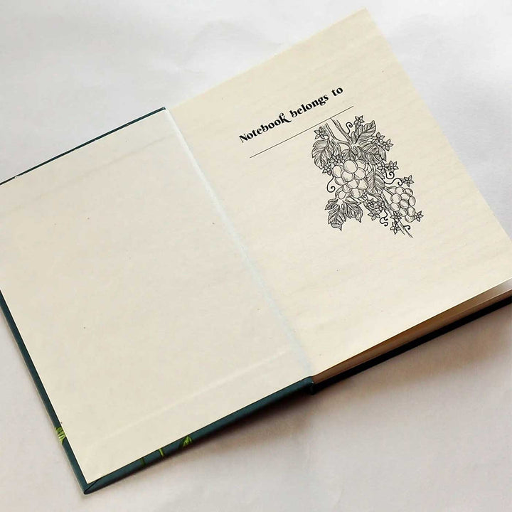 Handmade Sapphire Lines Ruled Journal | 100  Pages