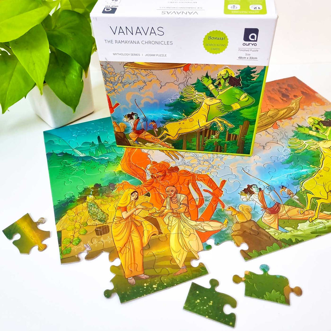 Vanavas | The Ramayana Chronicles Mythology Puzzle | 100 Pieces