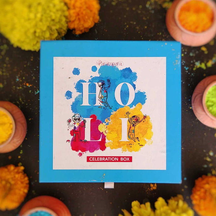 9 Pc | Organic Premium Holi Celebration Box