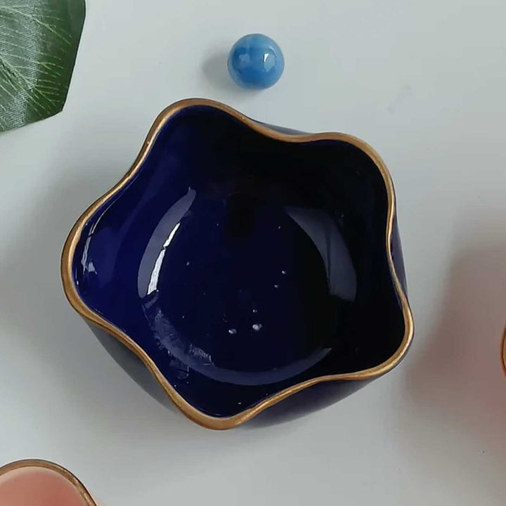 Handmade Twinkle Tara Bowl Shape Ceramic Tealight Holder