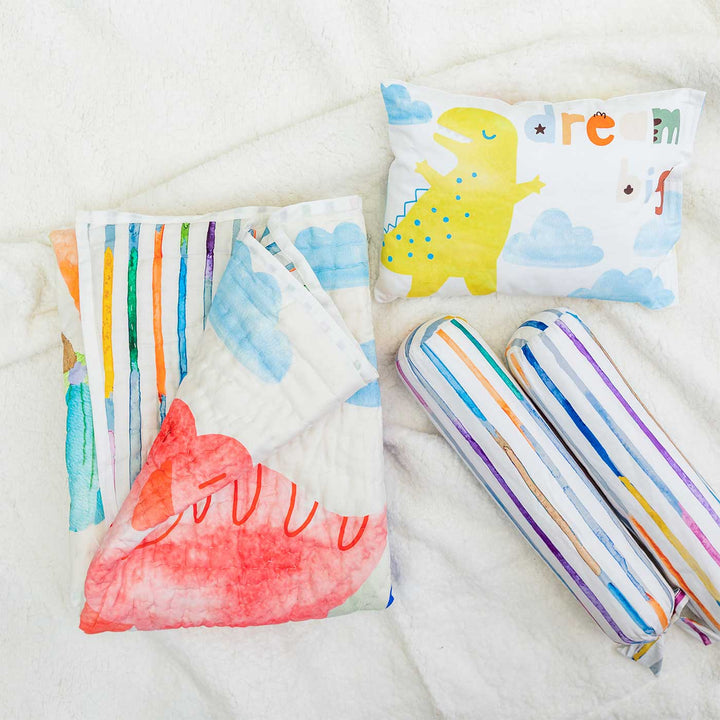 Personalized He Said, She Said Theme Baby Bedding | Set Of 5