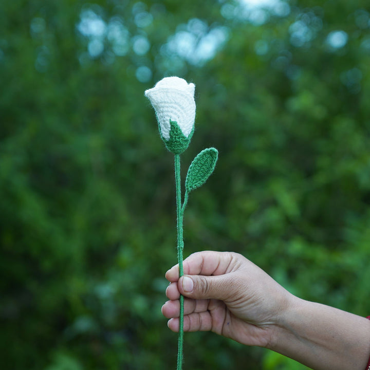 Handmade Crochet Rose Flower