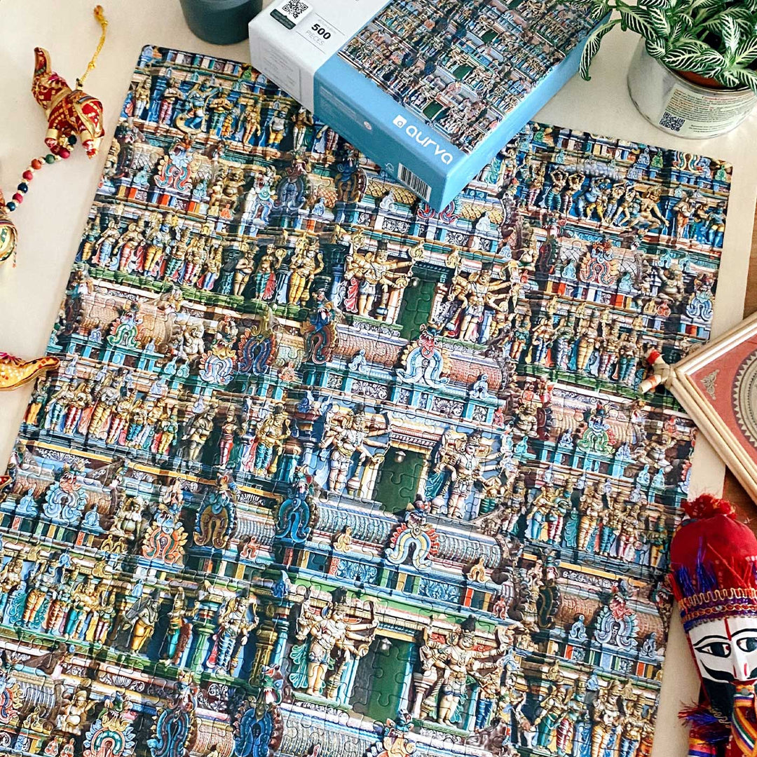 Gopura | The Pinnacle Art & Architecture Puzzle | 500 Pieces