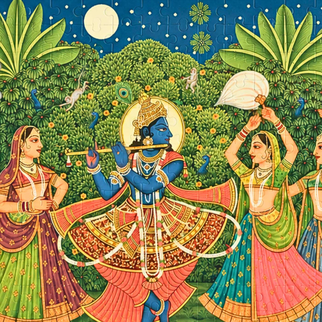 Pichwai | The Living Tapestry Mythology Puzzle | 500 Pieces