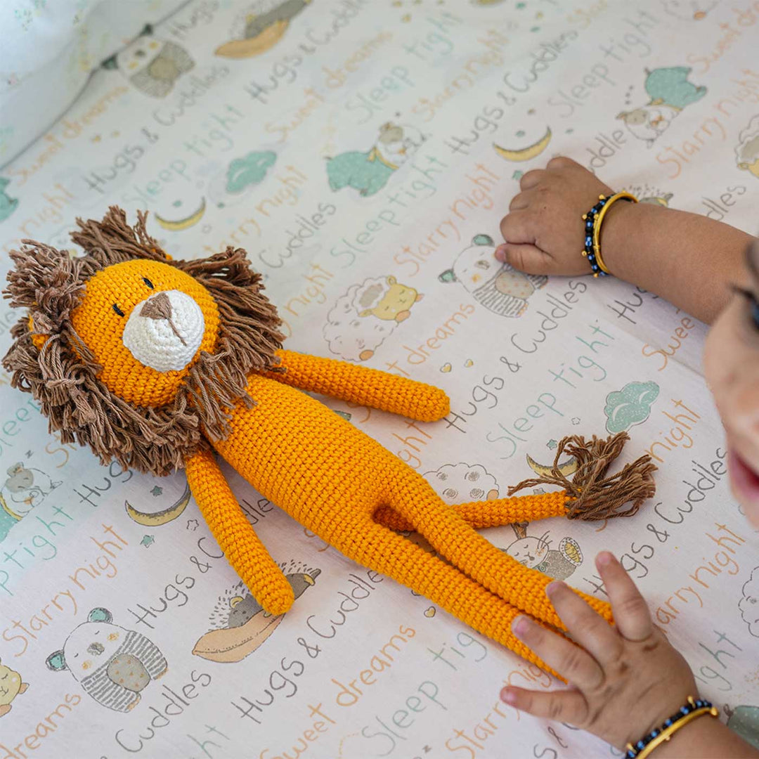 Crochet Leo The Lion Toy For Kids