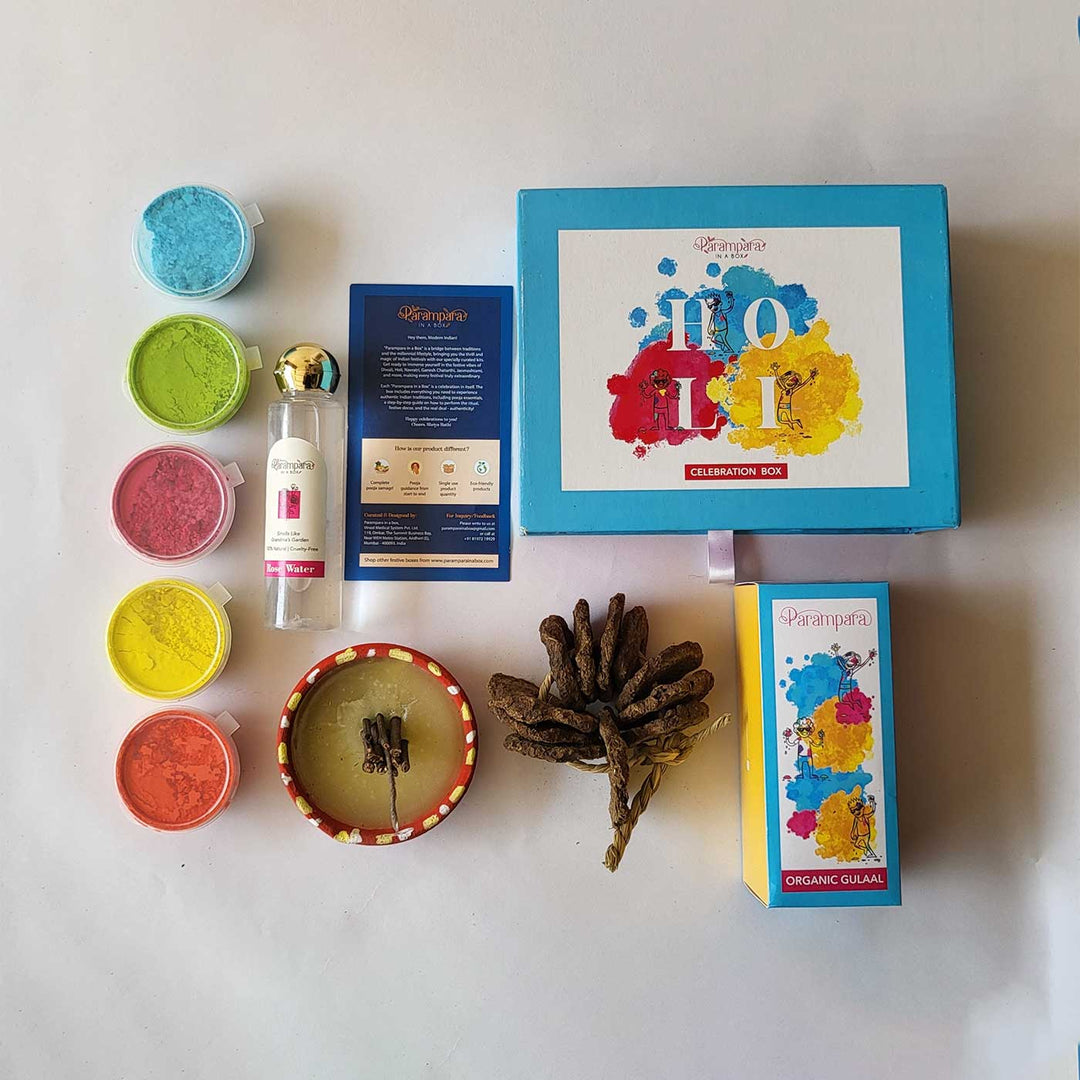 9 Pc | Organic Premium Holi Utsav Box