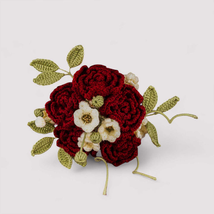 Handmade Crochet Victoria's Day Bridal Bouquet | Includes Photo & Greeting Card