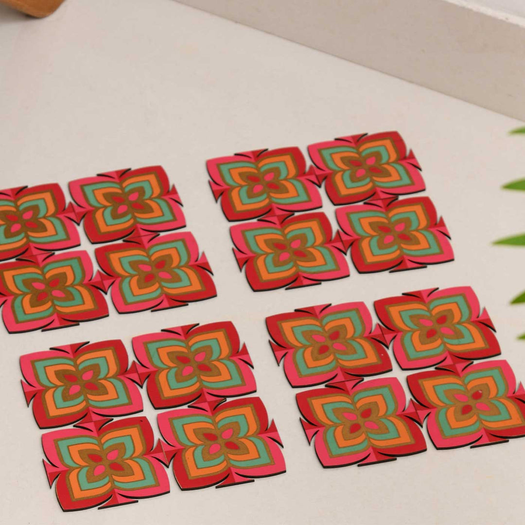 Handmade Akriti Motif Paper Rangoli