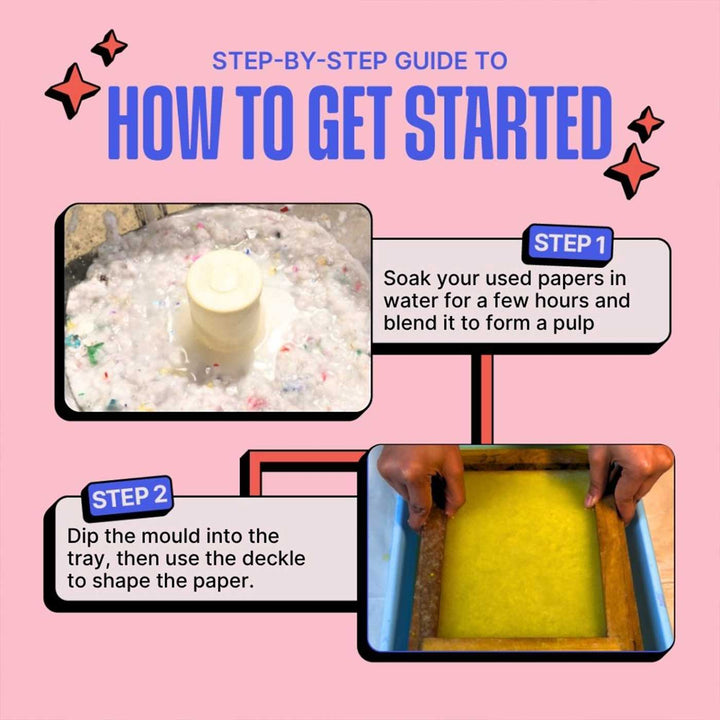 Handmade Paper Making DIY Kit