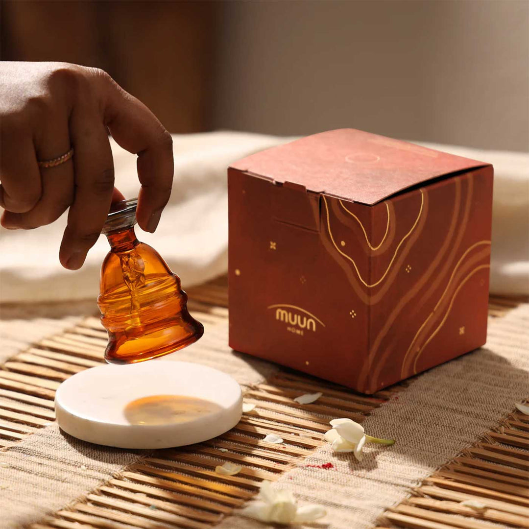 Durable Small Amber Glass Bell