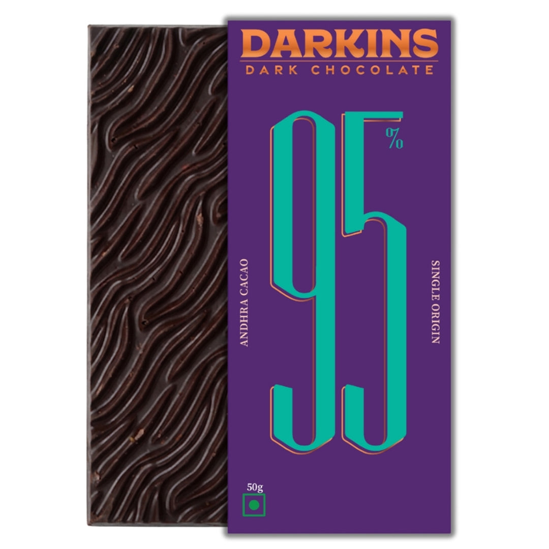 95% Dark | Vegan & Gluten Free Chocolate From Andhra Pradesh