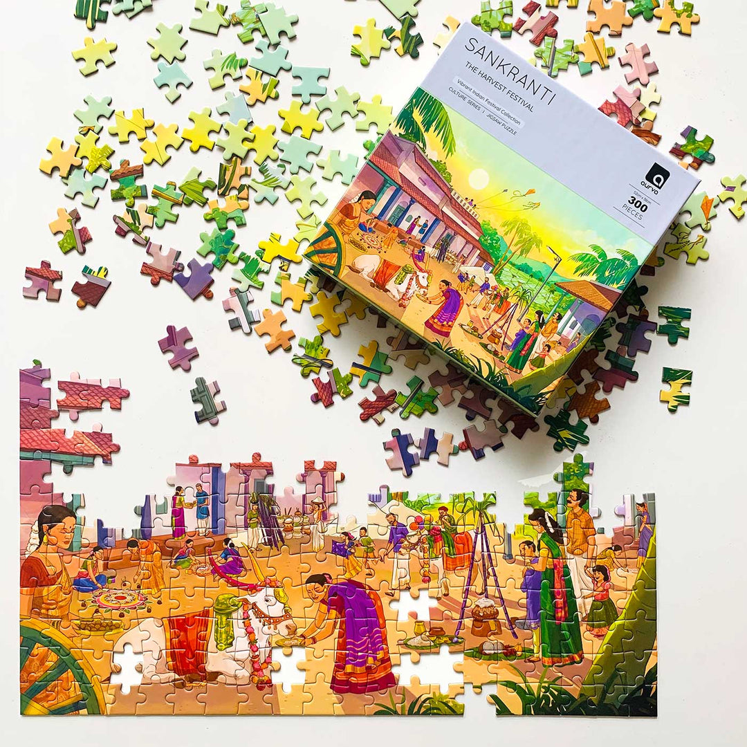 Sankranti | The Harvest Festival Culture Puzzle | 300 Pieces