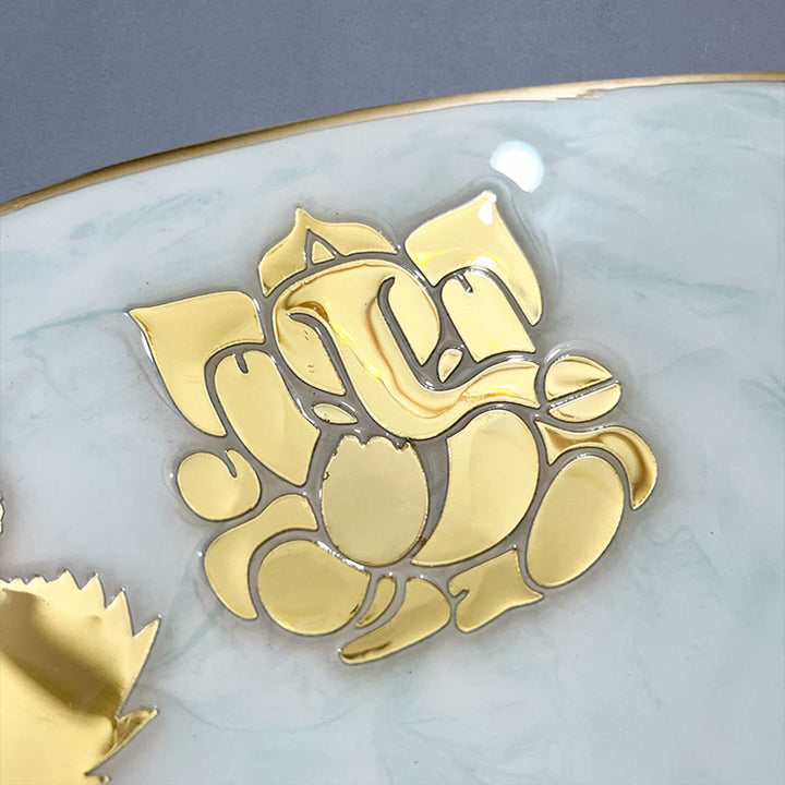 Personalized Floral Theme Resin Name Plate For Family