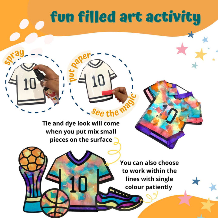 Magical Color Transfer Sports Theme DIY Kit