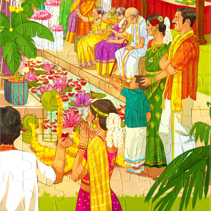 Sacred Knot | South Indian Wedding Lifestyle Puzzle | 300 Pieces