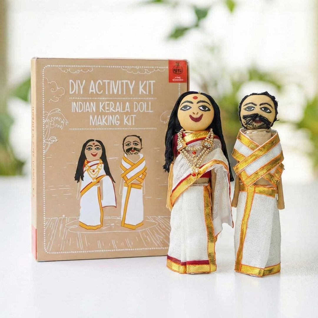 Kerala Couple | Indian Traditional Doll DIY Kit