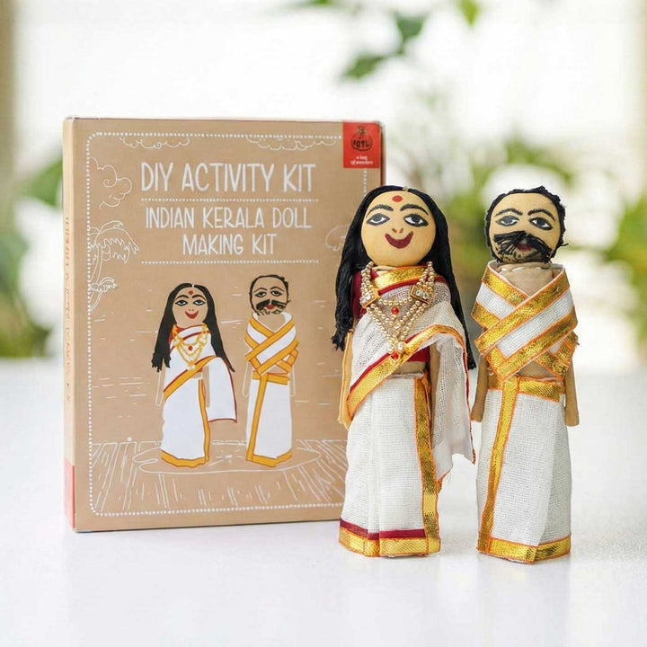 Kerala Couple | Indian Traditional Doll DIY Kit