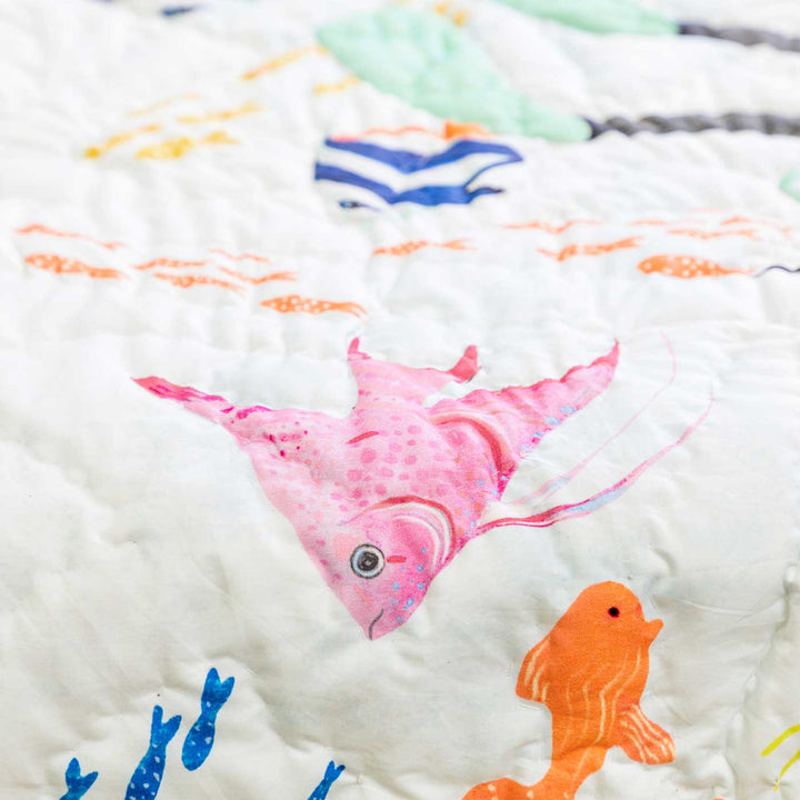 Personalized The Keeper Of Kelp Theme Cotton Quilt For Kids
