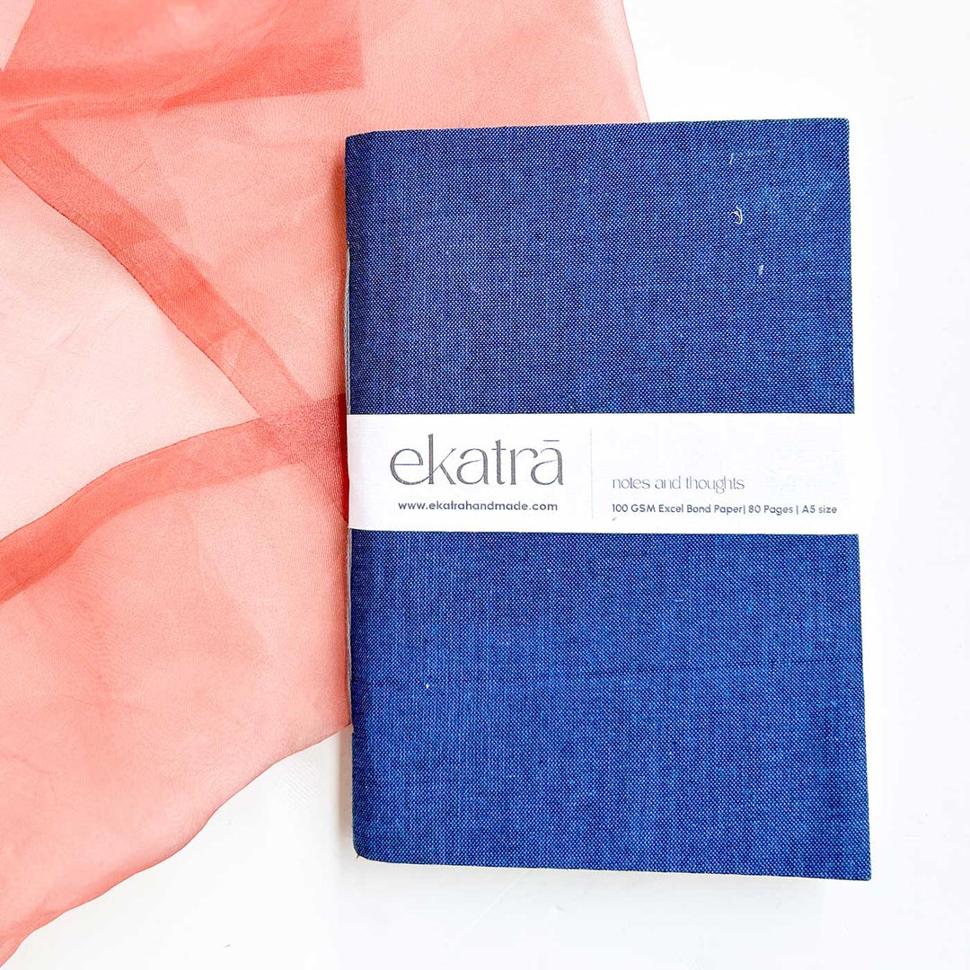 Solid Blue A5 Journal