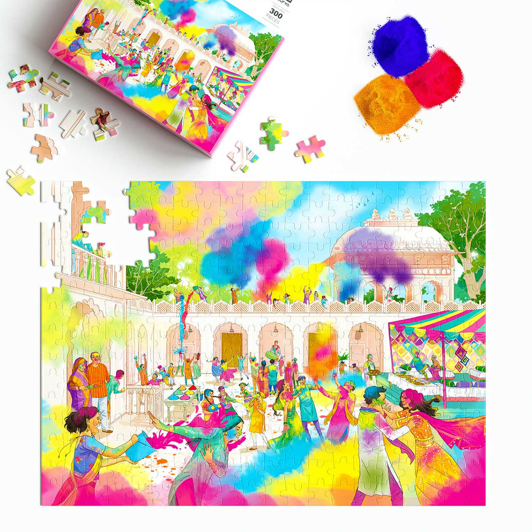 Holi | The Festival of Colours Culture Puzzle | 300 Pieces