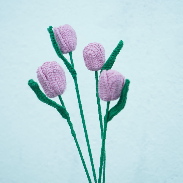 Handmade Crochet Tulip Flower