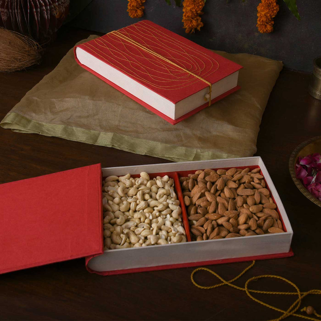 Handmade Bahi Khata Shaped Paper Gift Box