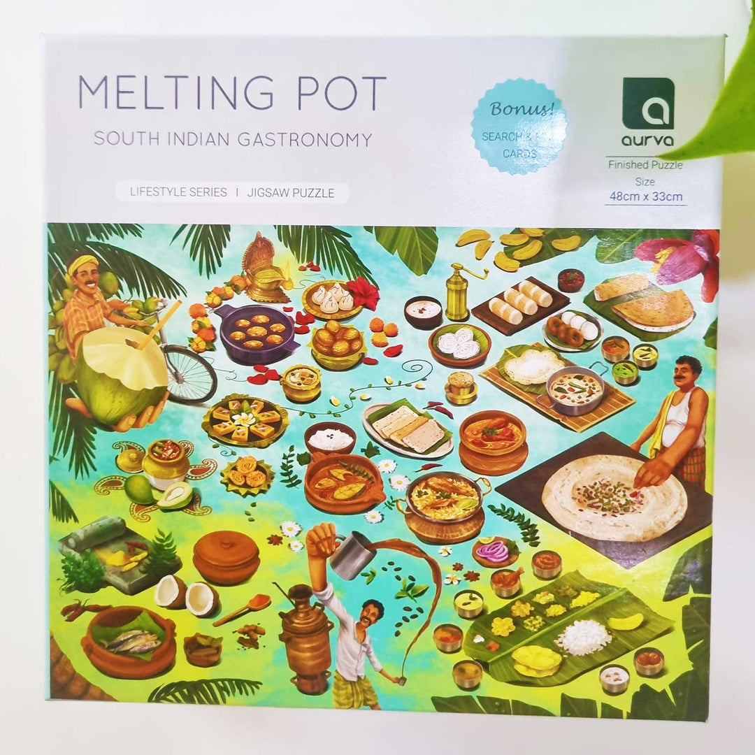 Melting Pot | South Indian Gastronomy Lifestyle Puzzle | 100 Pieces