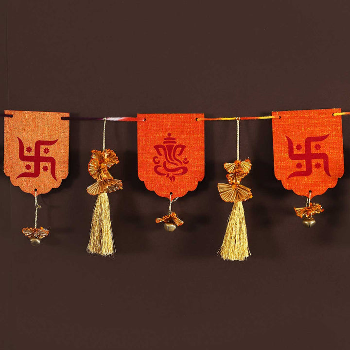Handmade Swastik Bandhanvar Paper Toran
