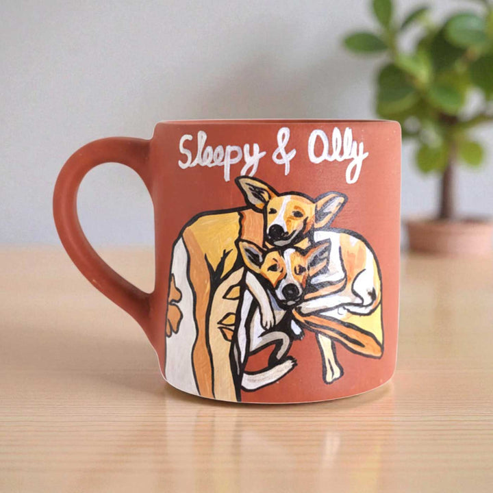 Photo Personalized Hand-Painted Terracotta Mug