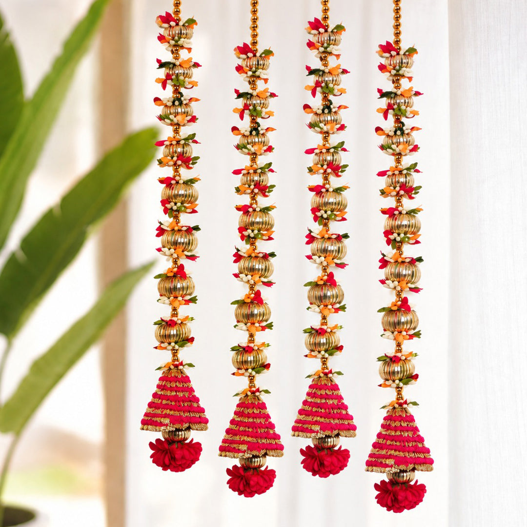 Handmade Gota Patti Floral Hanging