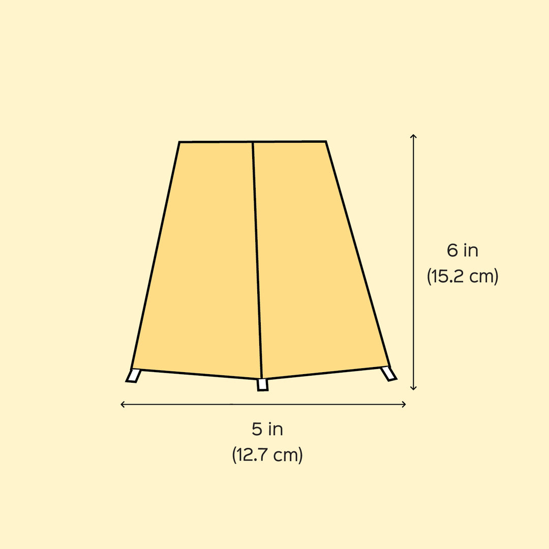 Blue Christmas Motifs Hand Painted Tholu Bommalata Tabletop Lamp | 6 inches