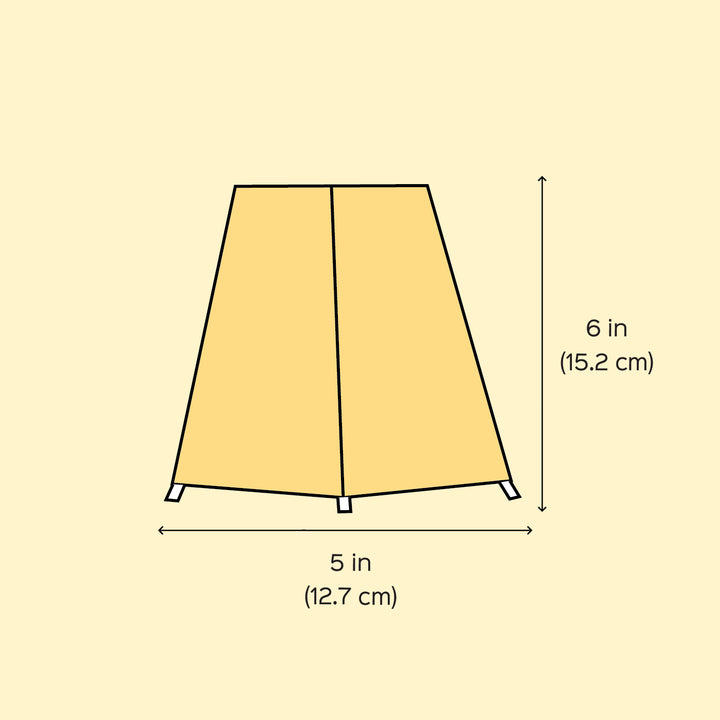 Blue Christmas Motifs Hand Painted Tholu Bommalata Tabletop Lamp | 6 inches