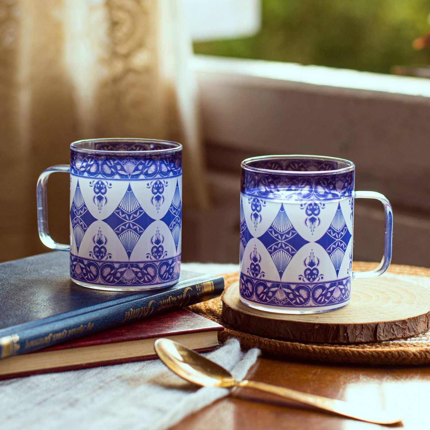 Glass mugs online deals