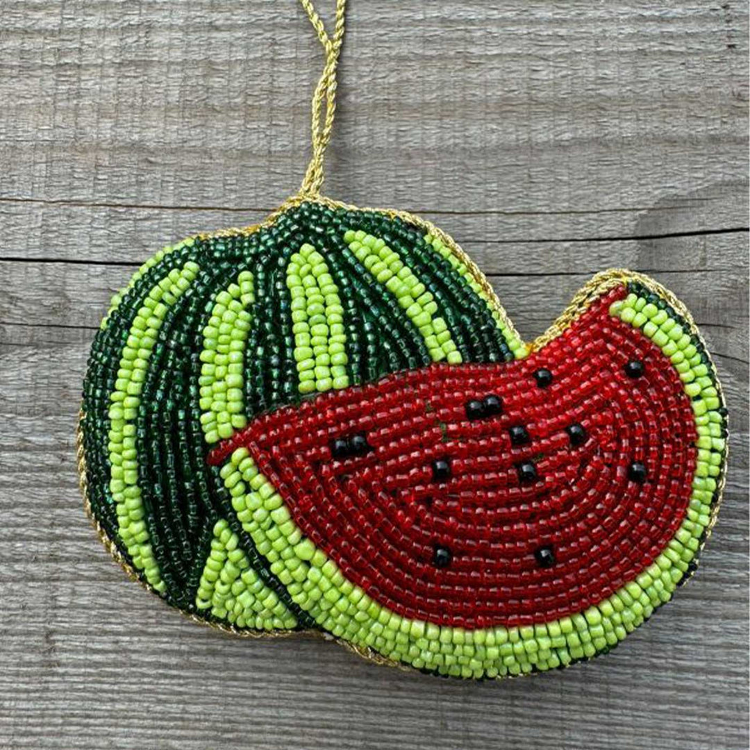 Watermelon Cotton Premium Zardozi Ornament