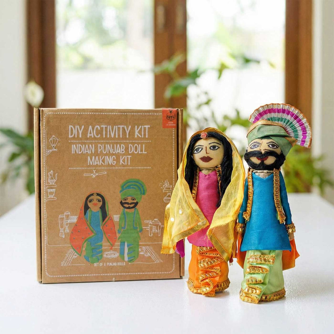 Punjabi Couple | Indian Traditional Doll DIY Kit