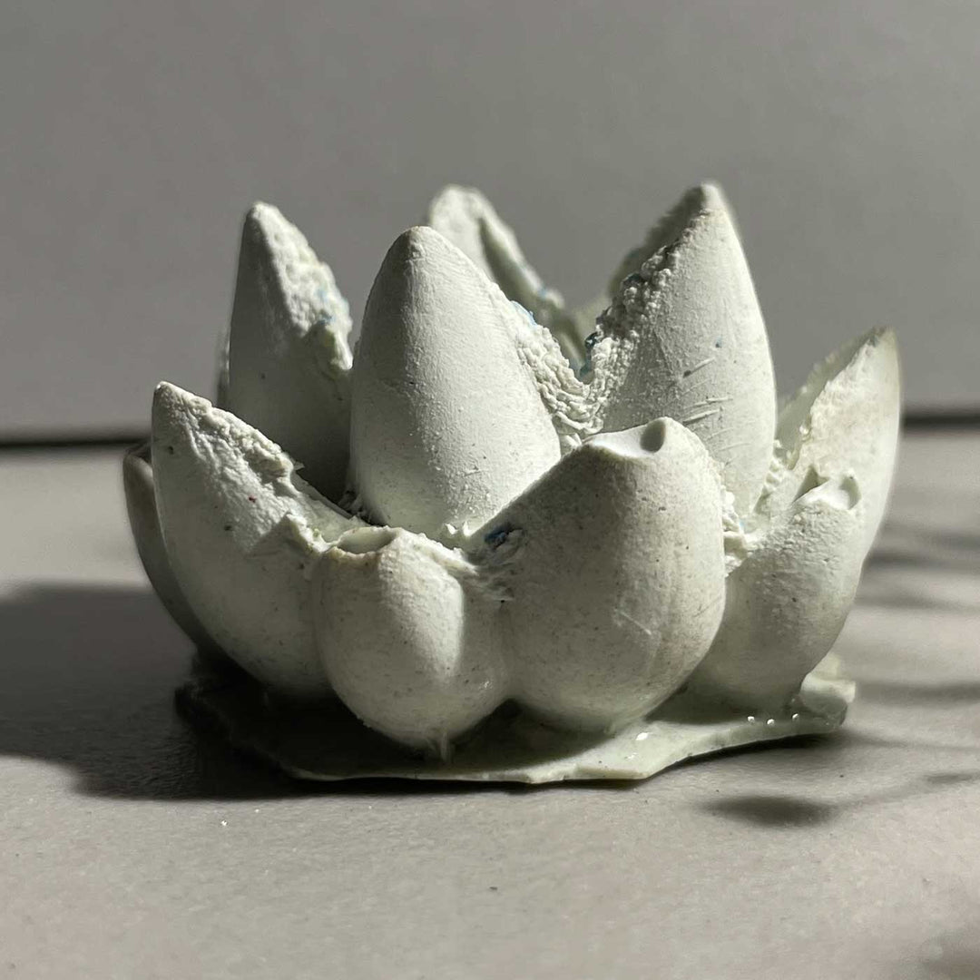 Handmade Abundance Concrete Gift Hamper | Includes 1 Fluid Trinket, 1 Octa Candle Holder, 1 Large Ganesha, 1 Mini Fluted Vase, 2 Concrete Succulents
