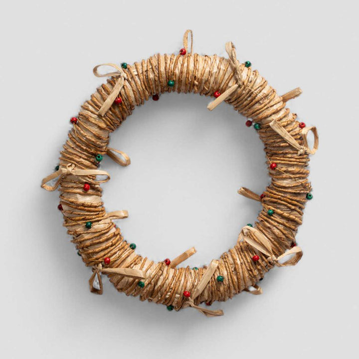 Handmade Lightweight Banana Rope Full Moon Wreath