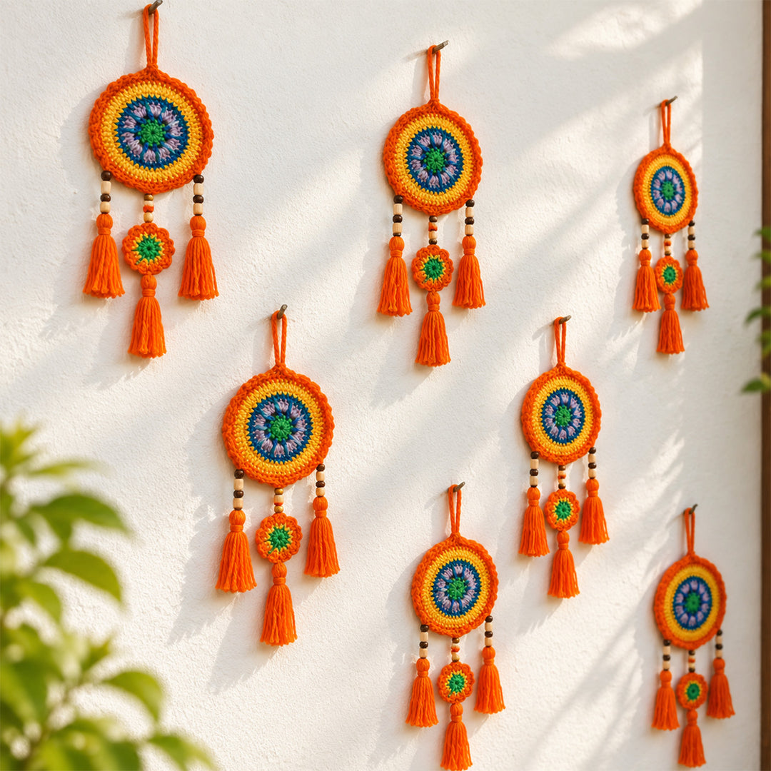 Handmade Svadhisthana Chakra Crochet Hanging