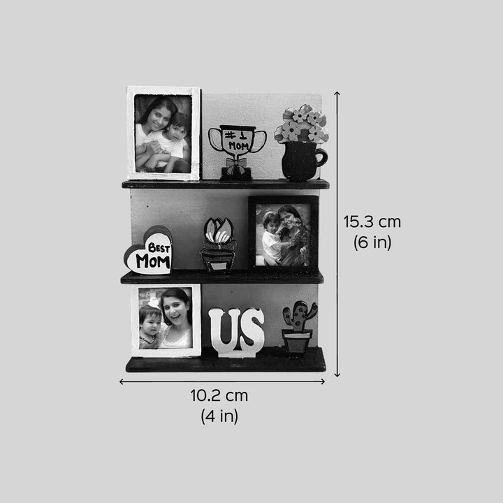 Photo Personalized Handmade Best Mom MDF Wood Fridge Magnet With Stand