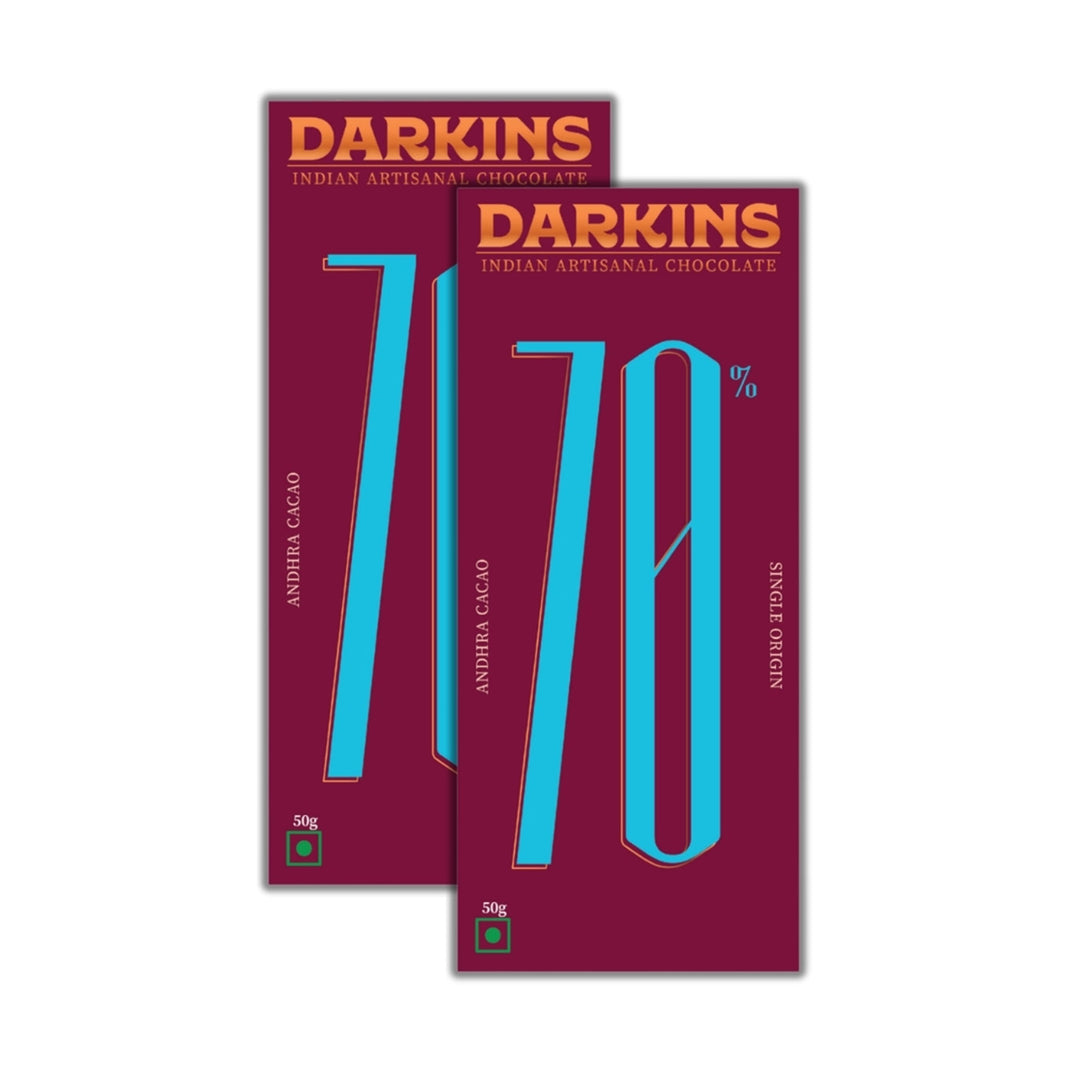 Vegan & Gluten Free | 70% Dark Chocolate From Andhra Pradesh