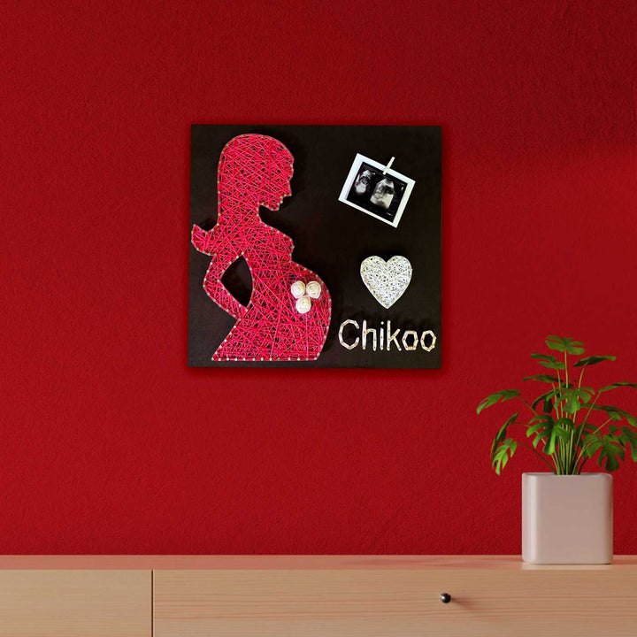 Photo Personalized Handmade String Art New Mom Theme Wooden Decorative Plaque For Mothers