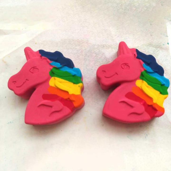 Handmade Non-Toxic Jumbo Unicorn Crayons | Set Of 2