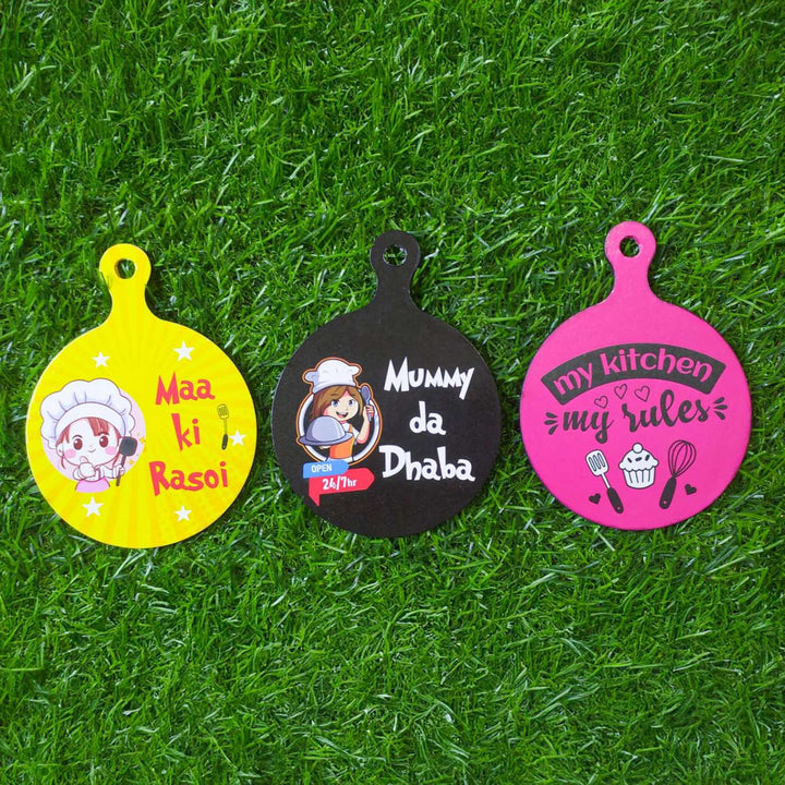 Handmade Decoupage Maa Ki Rasoi MDF Wood Decorative Plaque