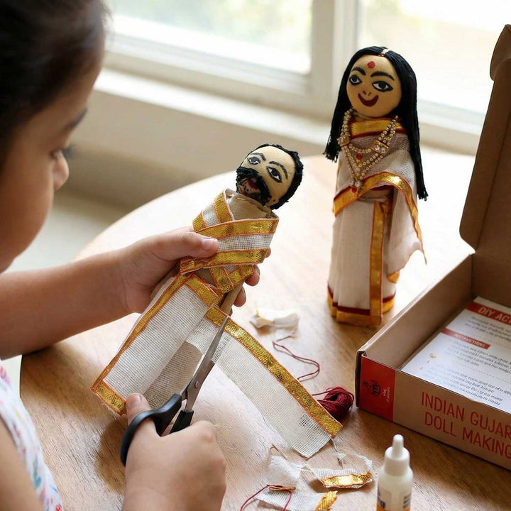 Kerala Couple | Indian Traditional Doll DIY Kit