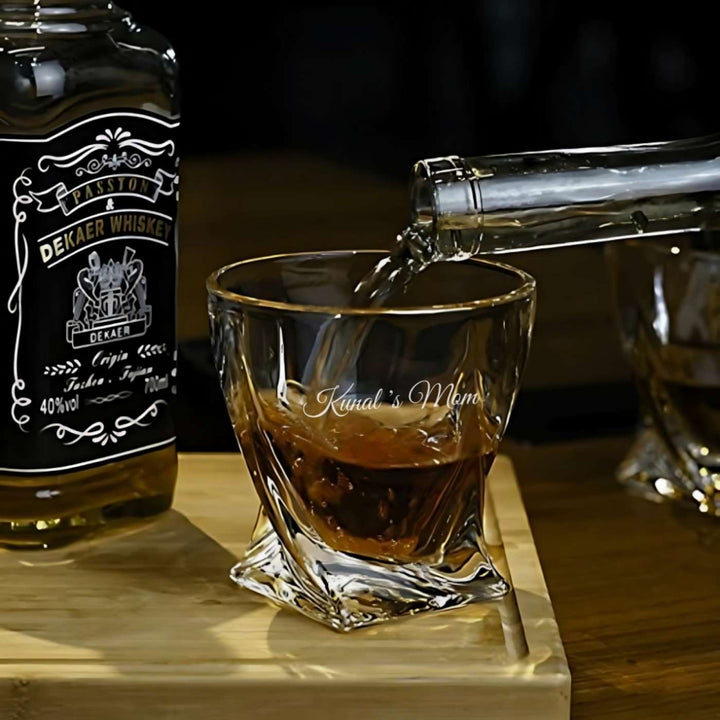 Personalized Engraved Whiskey Glass For Mothers | 310 ml