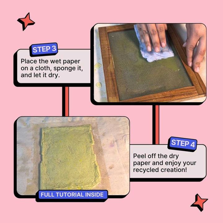 Handmade Paper Making DIY Kit