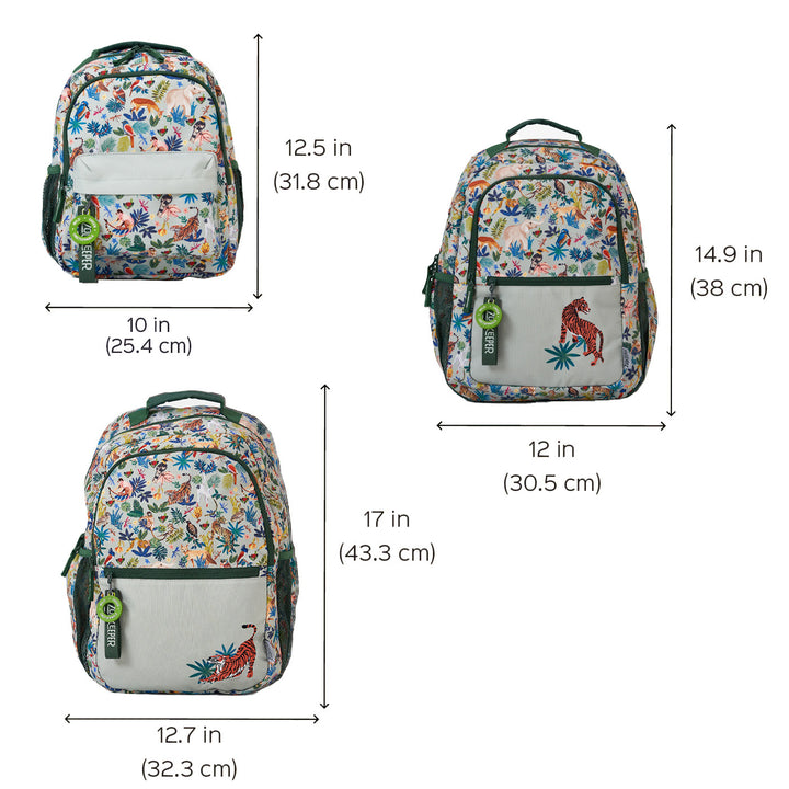 A Canopy In Kanha Theme Water-Resistant Kids Everyday Backpack