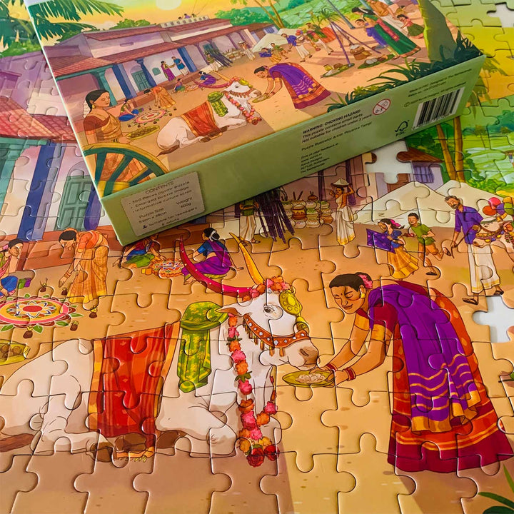 Sankranti | The Harvest Festival Culture Puzzle | 300 Pieces