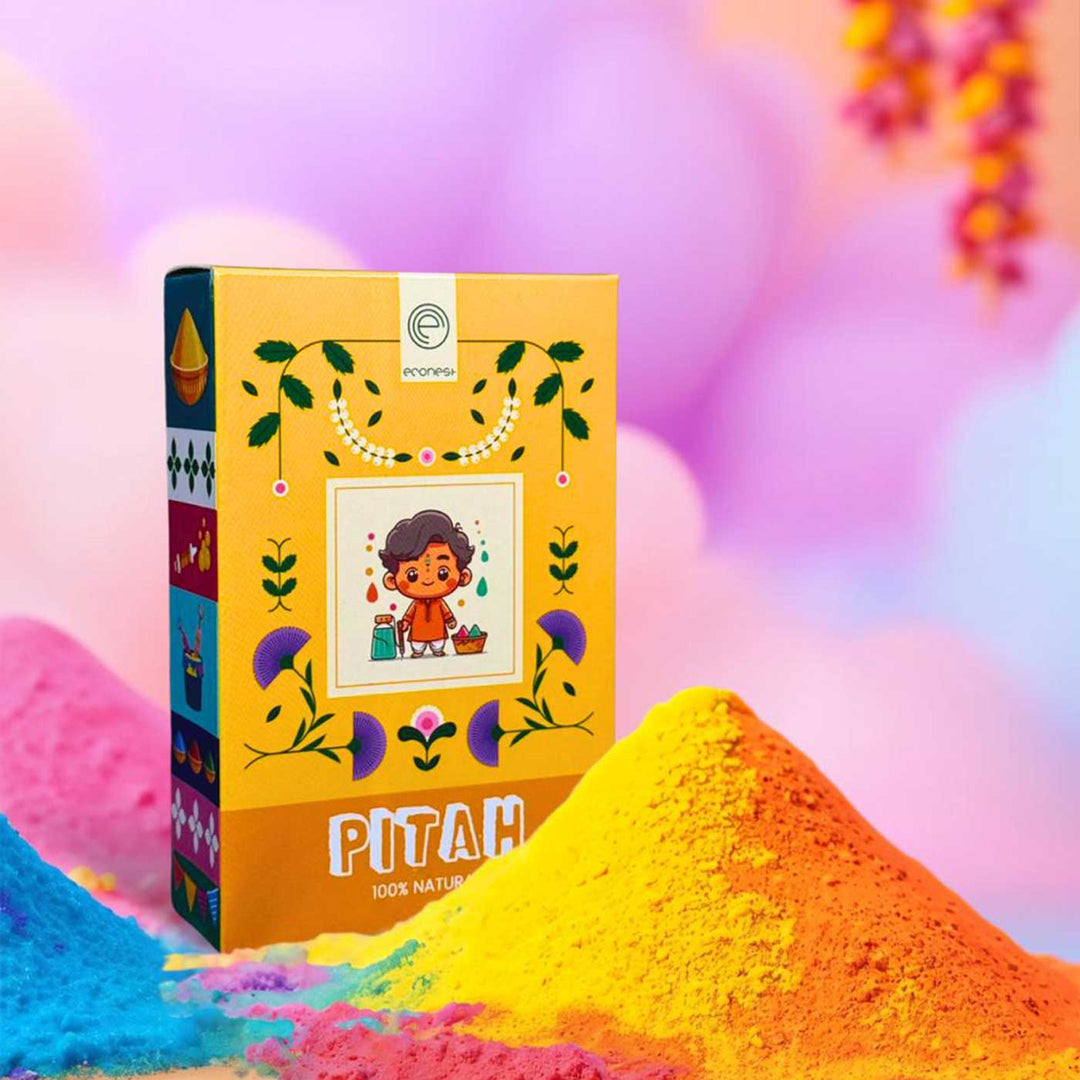 Eco-Friendly Organic Toxin Free Holi Colours | Set Of 4