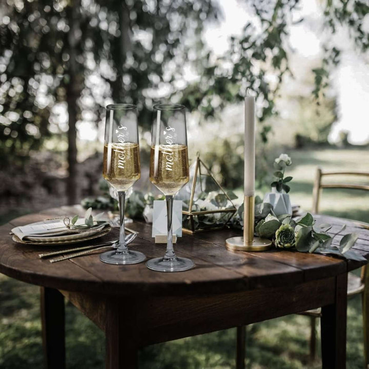 Personalized Engraved Champagne Glass For Mothers | 250 ml